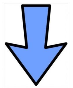 arrow blue down