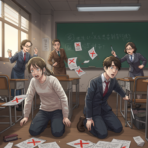 students getting negative reinforcement from teachers