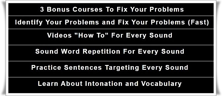 bonus courses to fix your pronunciation