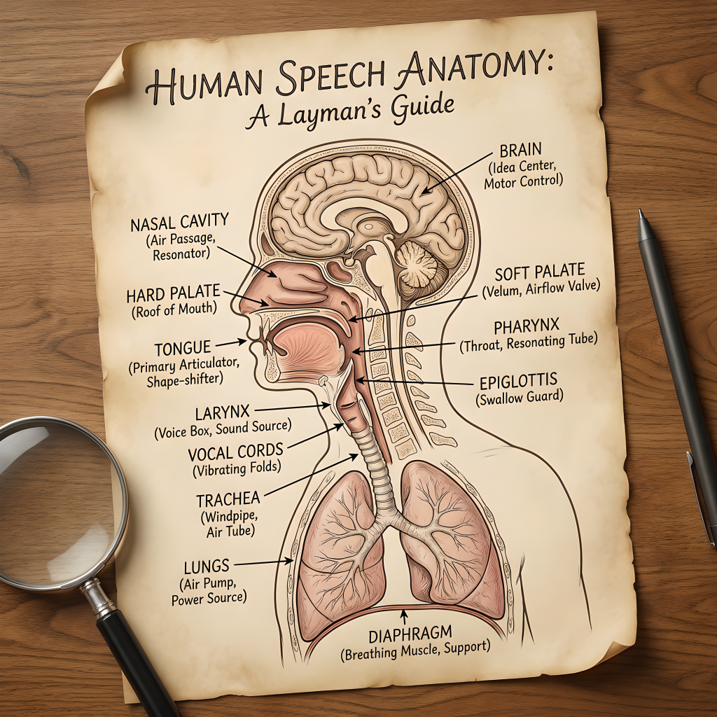 demystifying anatomy of speech production